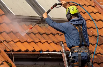 Démoussage et hydrofuge de toiture à Ouarville